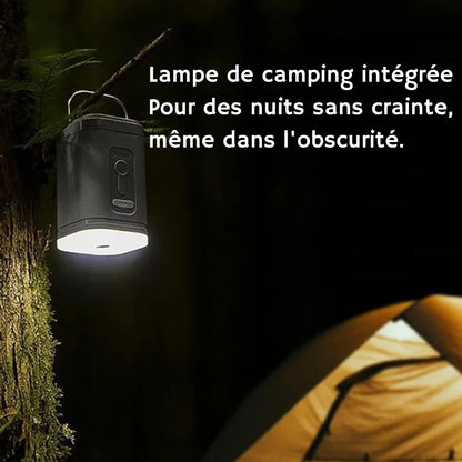 AirPump 3-en-1  L’Essentiel du Voyage Compact et Puissant